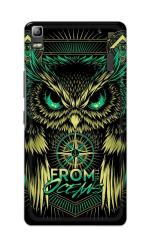 Tweakymod Printed Evil Owl Back Cover for LENOVO K3 NOTE