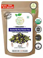 Yogan Harvest Butterfly Pea Flower Tea - 30g ( 100 Cups) | Ayurvedic Shankhpushpi Flower Tea