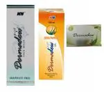 FLAY Dermadew Facewash - 100ml, Dermadew Soap - 125g, Dermadew Shower Gel - 100ml