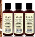 Khadi Herbal Sandalwood Face wash/Chandan For Radiance And Glow (Pack Of-3) Face Wash