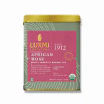 Luxmi Estates African Rose Herbal Tea 50gm Tin | Certified Organic Tea