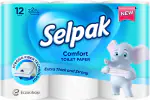 Selpak Comfort Toilet Paper Tissue , 2ply 12 Roll