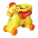 Archana NHR Super 2 In 1 Horse Rocker 'N' Ride On (Red)