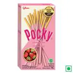 Pocky Strawberry Covered Biscuit Sticks Go Choco Imported, 40 g