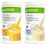 Herbalife Nutrition Pack of 2 Formula 1 Nutritional Shake Mix Mango & Kulfi For Weight Loss Nutrition Drink
