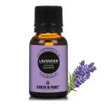 Earth N Pure Lavender Essential Oil 100% Pure, Undiluted, Natural & Therapeutic Grade with Glass Dropper- For Aromatherapy (15Ml)