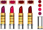 OUR BEAUTY Multicolor  Long Stay And Soft Matte Lipstick Set 29Aug121, 12.8 G (Set Of 4)