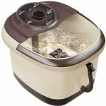 Lifelong LLM405 Foot Spa Massager with Manual Rollers, Bubble Bath & Water Heating Technology for Pedicure, Pain Relief & Foot Care (1 Year Warranty)