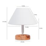 Wooden Brown & White