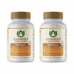 Maharishi Ayurveda Organic Triphala Tablets | Supports Healthy Digestion | Improves Bowel Wellness| Relieves Constipation | Pure Herbs Used |Tones-up Digestive System| 60 Tabs X Pack of 2 (120 Tabs)