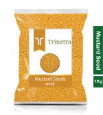 Trinetra Yellow Mustard Seeds 1 kg Sarso