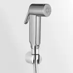 CENTURY Health Faucet | ABS Health Faucet with 1 Mtr. CP Flexible Hose (SS304) & ABS Holder | Bathroom Accessories | Multipurpose Use | High Flow Jet Spray | Durable ABS Body | Health Faucet Set for Bathroom (Chrome) CAL-10231