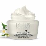 Lotus Herbals WhiteGlow Deep Moisturising cream, SPF 20, Face cream for Dry skin, 60g