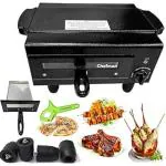 Wellberg 2000W Upper and Lower on/Off System Small Electric tandoor Pizza Maker Fish Chicken Tikka Naan Tandoori Roti Cake Baker French Fries Meat Barbecue Chaap Oil-free Fryer (Black)Comboo Electric Tandoor