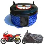 BIKEBLAZER Gun Metal Black Splendor iSmart, Xtreme 200R, Xtreme 200S and Xtreme Sports Nylon All Weather Resistant Bike Body Cover