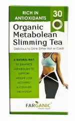 Farganic Organic Metabolean / Metalean Slimming Green Tea for Weight Loss Fast. Rich in Antioxidants, Improves Metabolism, Boost Immunity and Detox Body 30 Tea Bags