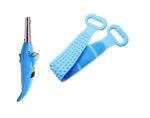First Front Dolphine Shape Electric Gas Lighter With Cleaning Rubber Scrub Belt and Multicolour, Pack of 2
