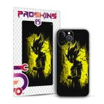 PROSKINS Fire Goku 3D Textured Mobile Back Skin/Sticker Only for Motorola Edge 30 Ultra 5G