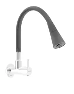 Prestige Turbo Brass Flexible Sink Tap Black With 360 degree swivel spout dual flow Flexible