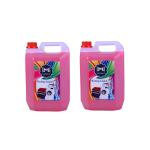 MIZZIWASH Washing Machine Liquid Detergent Top Load and Front Load Pink (10 ltr) Multi-Fragrance