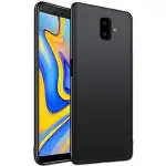 Shagya Samsung Galaxy J6 Plus Black Silicon Back Cover Case (Set Of 2)