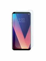 Vizio LG Stylo 3 Clear Tempered Glass Anti-Fingerprint Screen Protector with Dry and Wet Wipe 7.5 x 0.1 cm