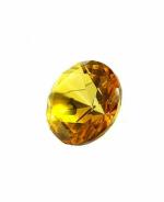Zoltamulata Yellow Crystal Gemstone for Fengshui Vastu Astrology and Aura or Showpiece Table Weight for Office Vastu, 93.4 g