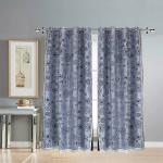 Jvin Fab White Silk Curtain, 111.8 X 213 X 2.5 Cm