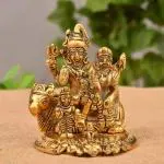Dvm Rci Handicrafts Brass Home Decor Shiva Ganesha Parvati Shiv Parivar Idol Statue Decorative Showpiece Pooja