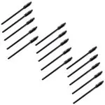 Mapperz Set Of 15 Pcs. Disposable Eyelashes Mascara Brushes For Eyelashes Extension Eyebrow - Black