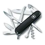 Victorinox Swiss Army Knife - Huntsman - 15 Functions, Multitool - Black, 91 mm