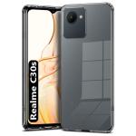 Fashionury Crystel Clear Realme C30s Back Cover Case | Protective Design | Transparent Back Cover Case for Realme C30s (Transparent)
