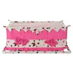 Motherhood White And Pink Cotton New Born Baby Hammock Ghodiyu Mosquito Swing Cradle Net Cover With Zipper Cradle