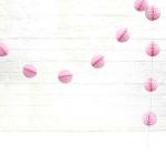 My Party Suppliers Pink Honeycomb Ball Garland