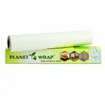 PLANET WRAP Food Wrapping Paper - (White 20 Meter Pack of 2) Microwave Safe, Unprinted Paper, Unwaxed, Uncoated, 100% Hygienic Paper (40 GSM Thickness)