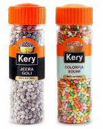 Kery Jeera Goli & Coloured Saunf Fennel Mukhwas Mouthfreshener, 2 Bottles, 320g