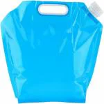 Crevizon 10L Folding Drinking Water Container Storage Bag BPA Free Non Toxic Odorless Water Storage Bag for Camping Hiking Picnic BBQ FoldableBlue Color (Pack of-1)