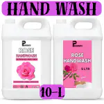 PISHARNATH Hand wash liquid pink 10Liter with Rose oil | pH Balanced | Nourished with Moisturizers
