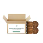 Triveni Organics Orignal Desi Gir Cow Dung Cake for Hawan, Pujan & Religious Purpose Round Shape Desi Gobar ke Uple (31 Pieces)