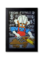 Blue Nexus Donald Duck Wall Poster with Wall Frame Room Art Painting Collection A4 size 10x13