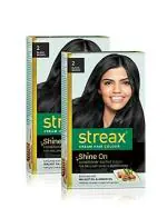Streax Black Brown Hair Color For Men And Women, 120 Ml (Pack Of 2)
