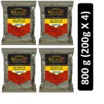 BLK Foods 800g Spice Powder - Kashmiri Red Chilli | Kashmiri laal Mirch powder (200g x4)