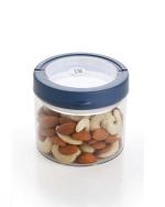 PEHER Smart Lock Airtight Kitchen Storage Container with Handle Lock Design Leakproof Containers for Multipurpose Storage - 500 ml Plastic Grocery Container (Grey)