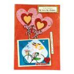 Natal Crafts handmade Happy Birthday love greeting card for your loving husband/wife/boyfriend/girlfriend/fiance/fiancee | Special happy birthday gift for love (card size: 7 inch x 10 inch) 1 Piece