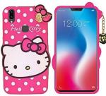 BINTAGE Back Cover for Kitty Samsung On Nxt 64GB (Pink, Waterproof, Silicon, Pack of: 1)