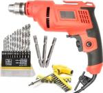 Mass Pro 10mm Left/Right Powerful Machine With 3 Items Attachments, Bits Power & Hand Tool Kit