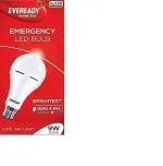 EVEREADY B22 9W 900 LUMEN RECHARGEABLE EMERGENCY INVERTER LED BULB (PACK OF 2)