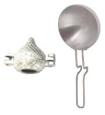 Urban buy Aluminium Gujiya Mould With Stainless Steel Aluminum Tadka Pan and Multicolour, Pack of 2