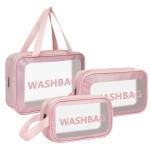 HAORTEX cosmetic wash bags mens travel toiletry bag leather toiletry bag mens leather toiletry bag best toiletry bag for men beis toiletry bag makeup toiletry bag nice mens toiletry bagmakeup and toiletry bag (PINK)