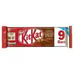 Kit Kat Kitkat 2 Finger Hazlenut Milk Chocolate Bar, 186.3 G (Pack Of 9)